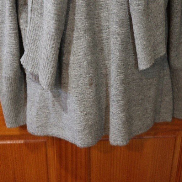 Eileen Fisher Gray Alpaca High Low Cardigan Sweater Set Medium - Picture 3 of 16